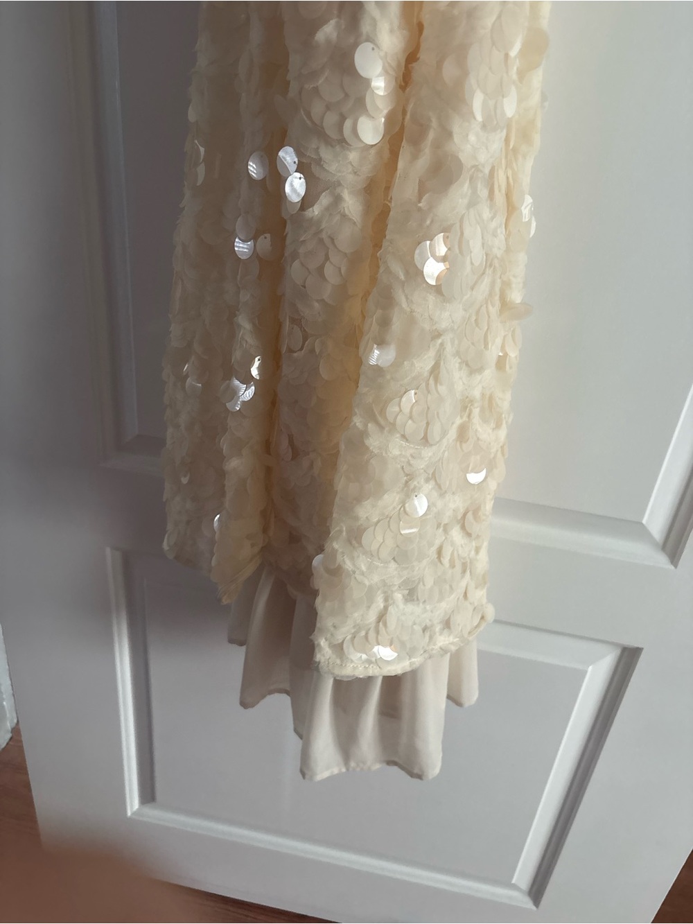 En Saison Emryn Sequin A-Line Bow Midi Dress AS IS - Picture 5 of 5